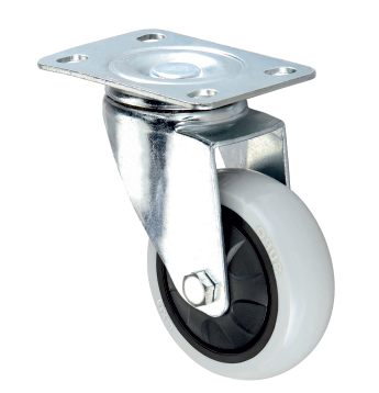 Supo 100MM Grey PP Castor Wheels Plate Type
