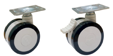 75MM TWIN Wheel Castors (Set of 4)