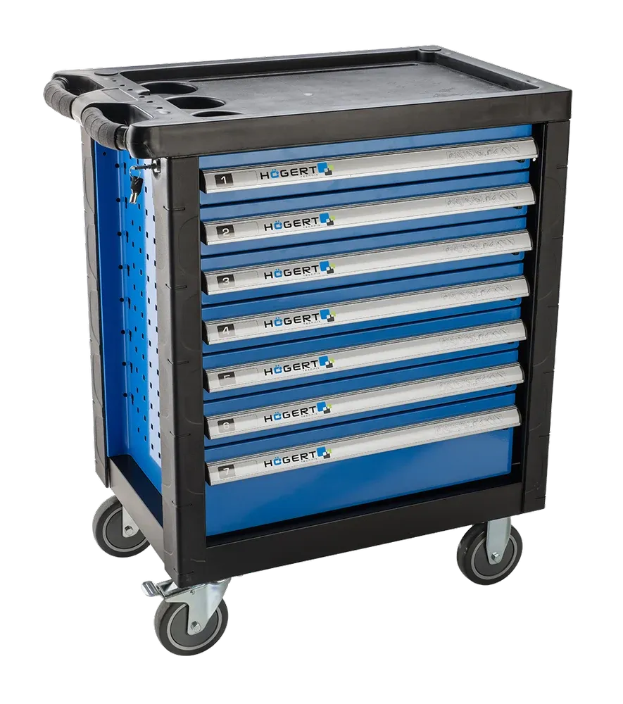 Hogert Ht7g572 Workshop Cabinet With 7 Drawers